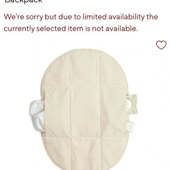 Storksac St. James leather diaper backpack - Picture 9 of 11